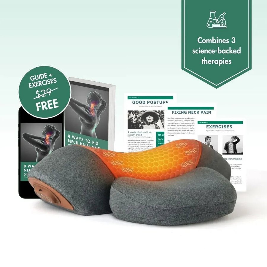 The FisioRest with the free neck pain guide and exercise set that comes with it.